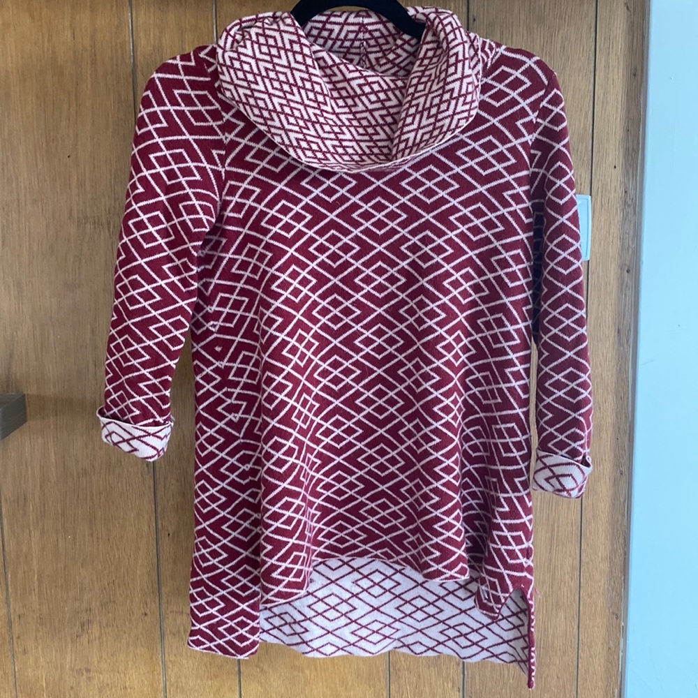 Anthropologie: moth brand cowl tunic sweater xs